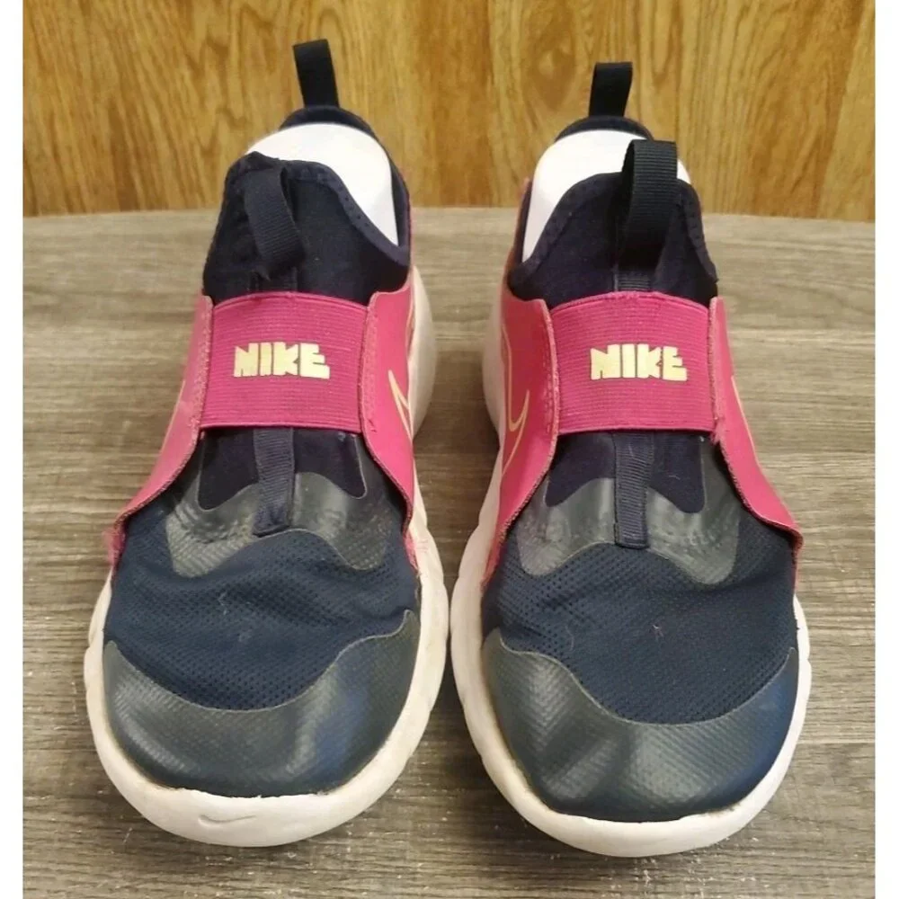 Nike Flex‎ Runner 2 Slip On Sneakers Youth Size 6Y Pink